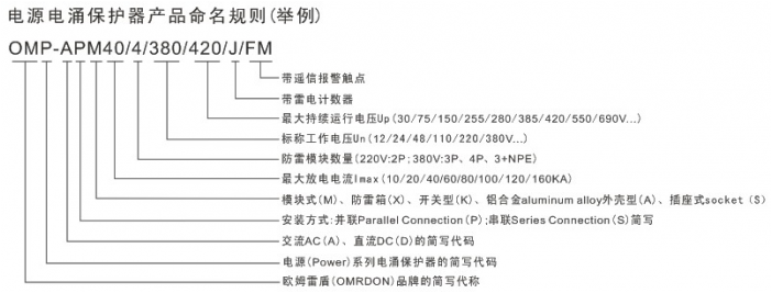 二級電源防雷器